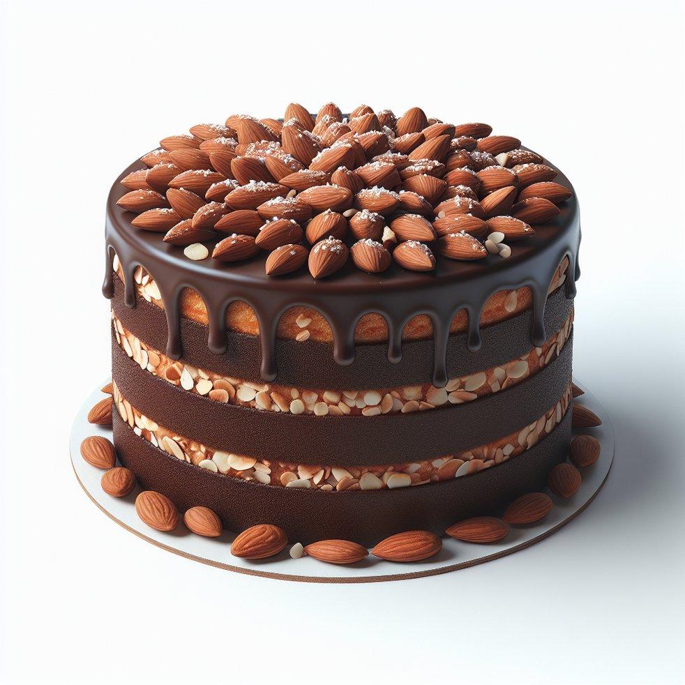ALMOND CHOCOLATE CAKE