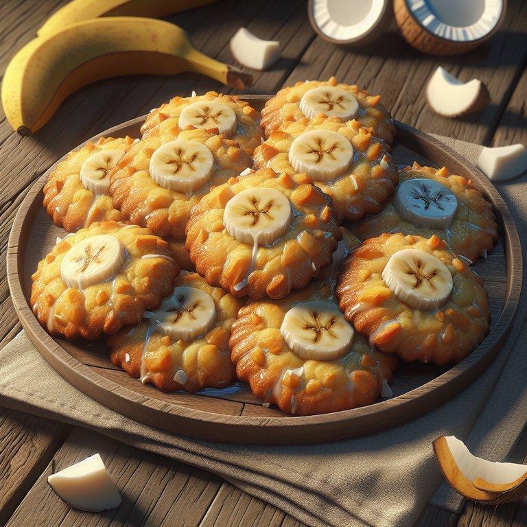 BANANA COCONUT COOKIES