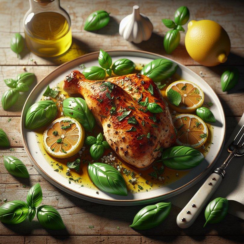 BASIL LEMON CHICKEN