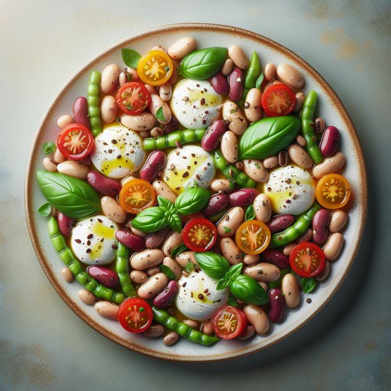 BEAN AND MOZZARELLA SALAD