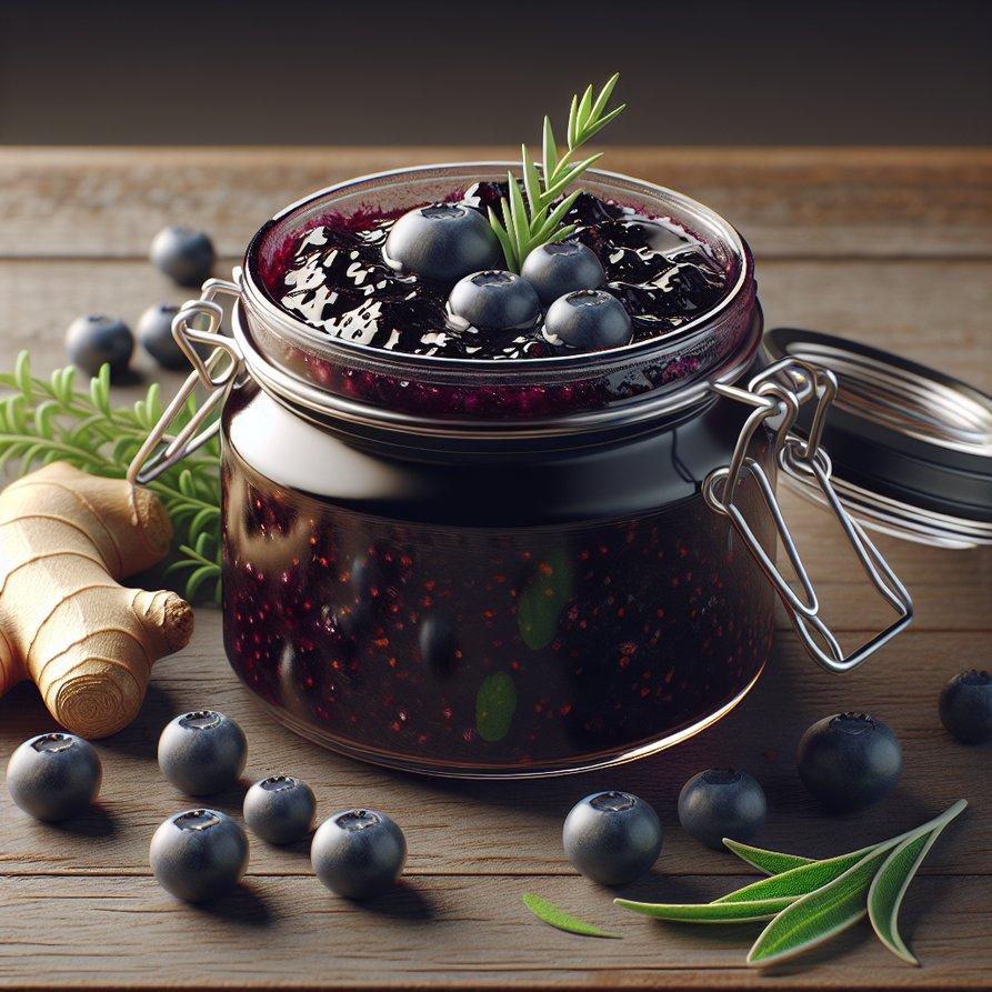 BLUEBERRY SAGE GINGER JAM