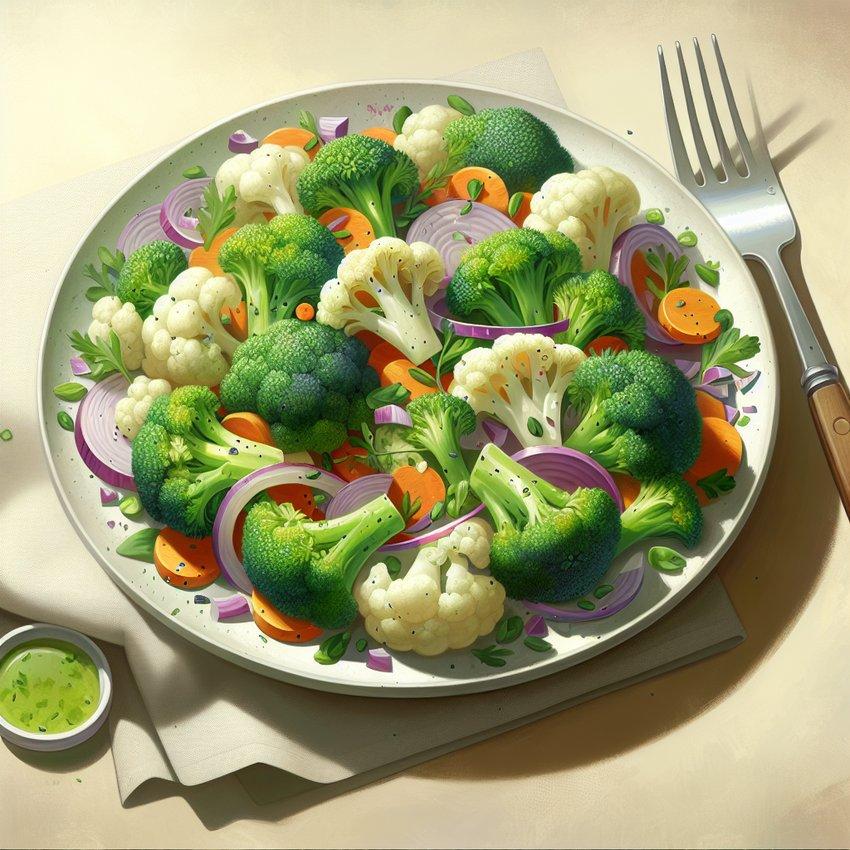 BROCCOLI CAULIFLOWER SALAD