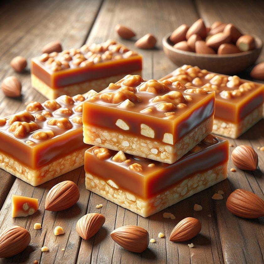 CARAMEL NUT BARS