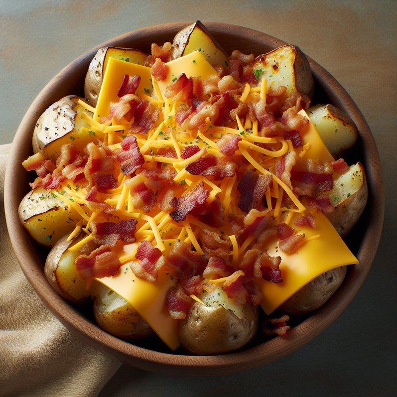 CHEDDAR BACON POTATOES