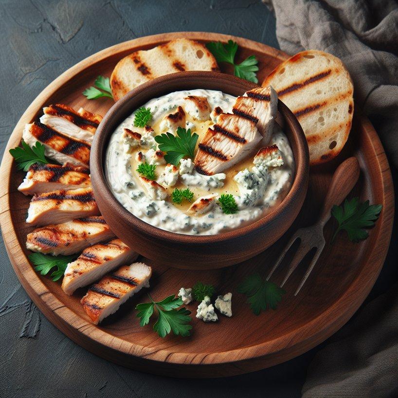 CHICKEN AND BLUE CHEESE DIP