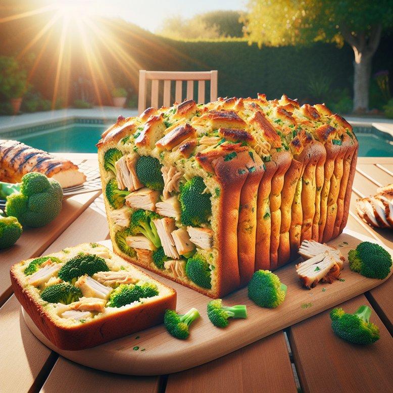 CHICKEN AND BROCCOLI BREAD