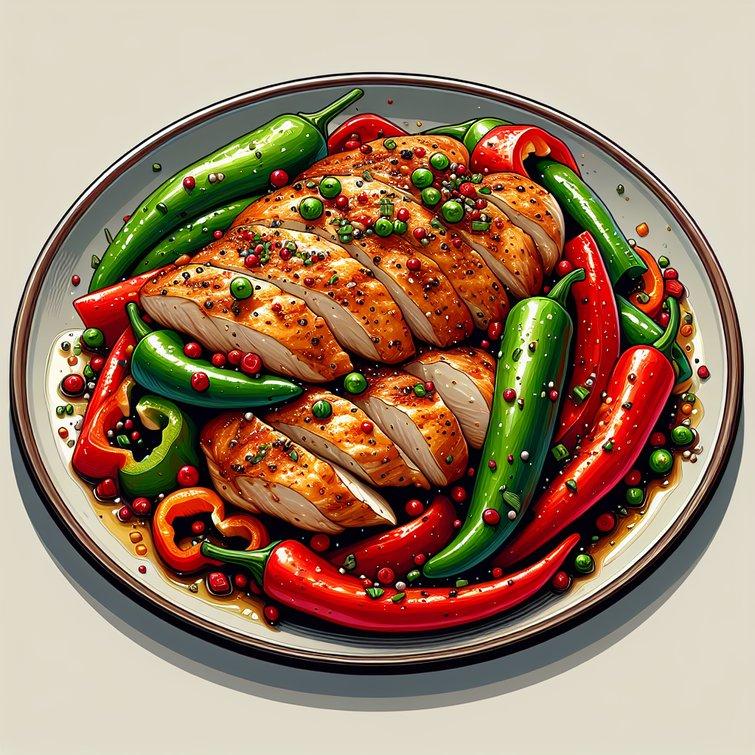 CHICKEN AND PEPPERS