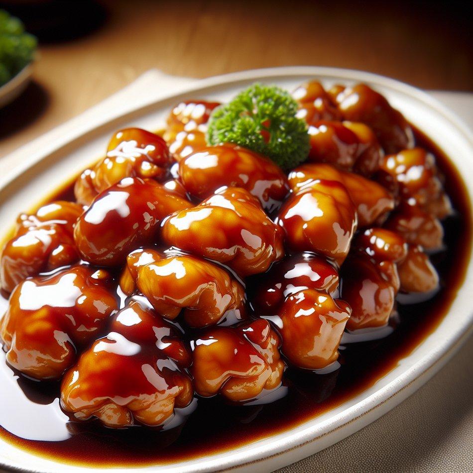 CHICKEN WITH OYSTER SAUCE
