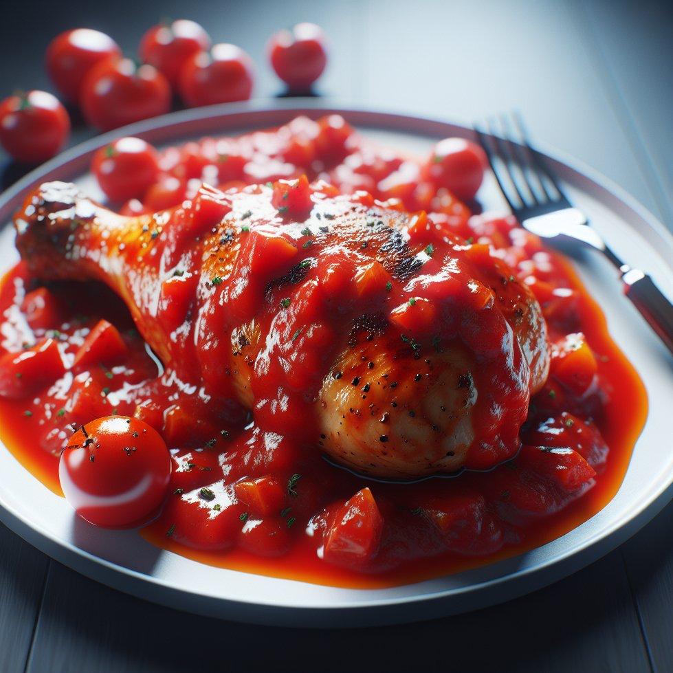 CHICKEN WITH TOMATO SAUCE