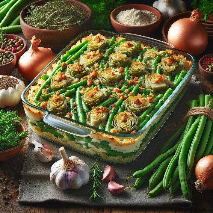 GREEN BEAN AND ARTICHOKE CASSEROLE