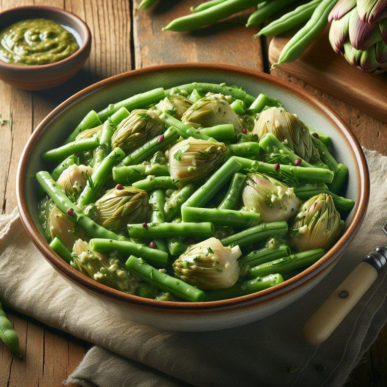 GREEN BEAN AND ARTICHOKE DRESSING