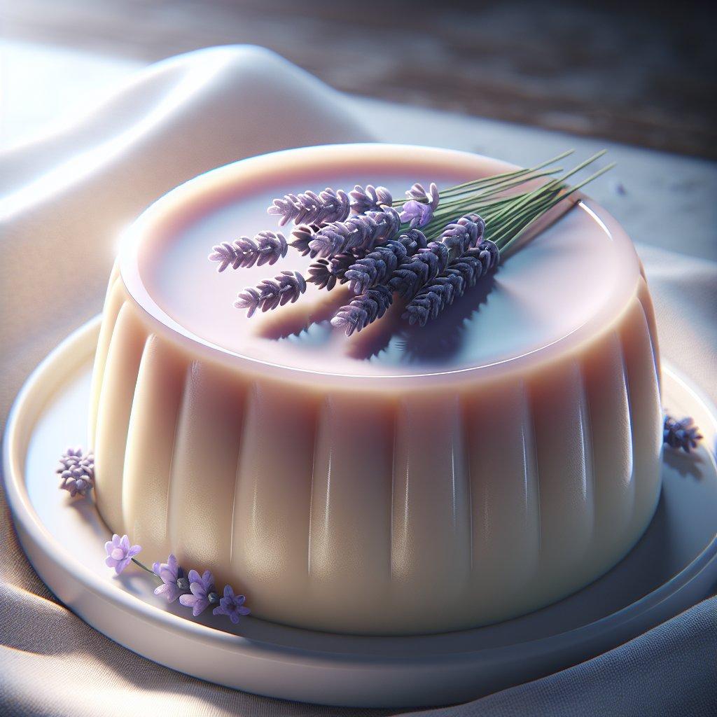 LAVENDER FLAN