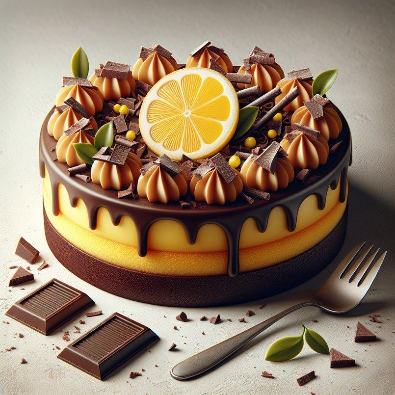LEMON CHOCOLATE DESSERT