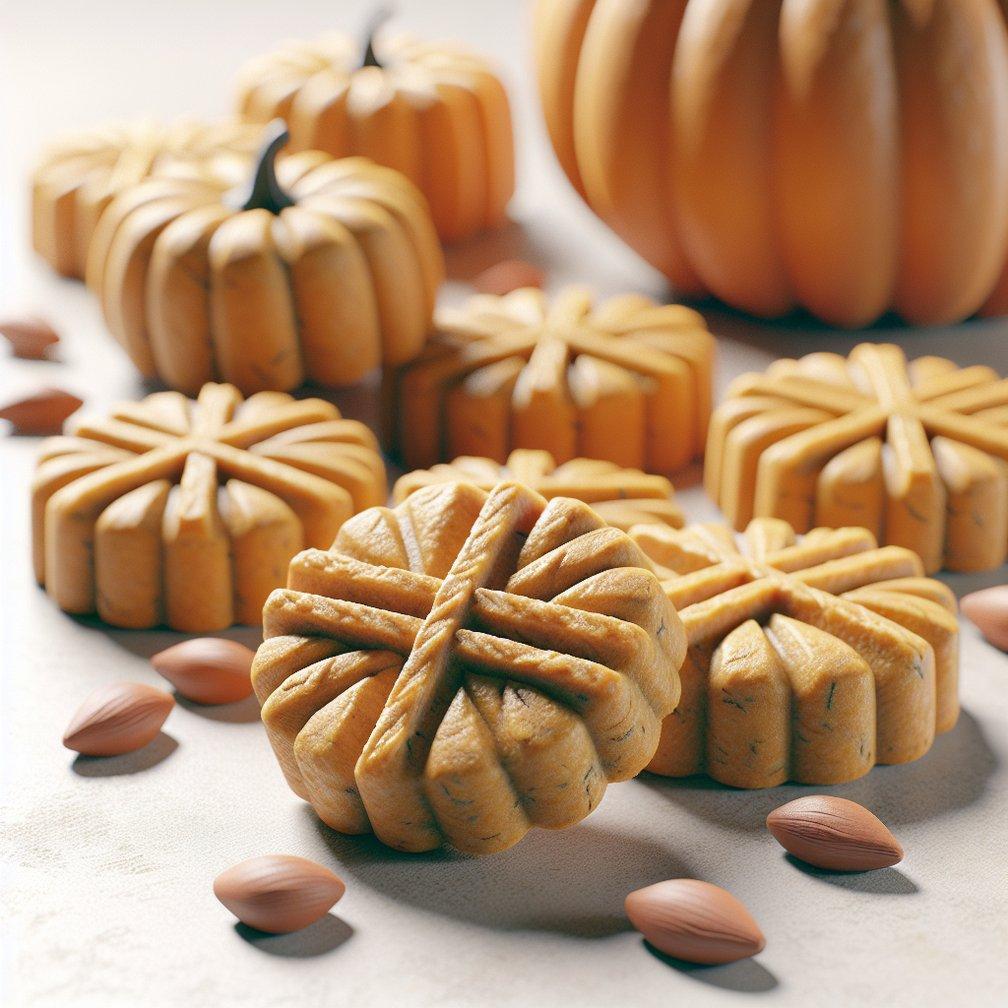 PEANUT BUTTER PUMPKIN DOG TREATS