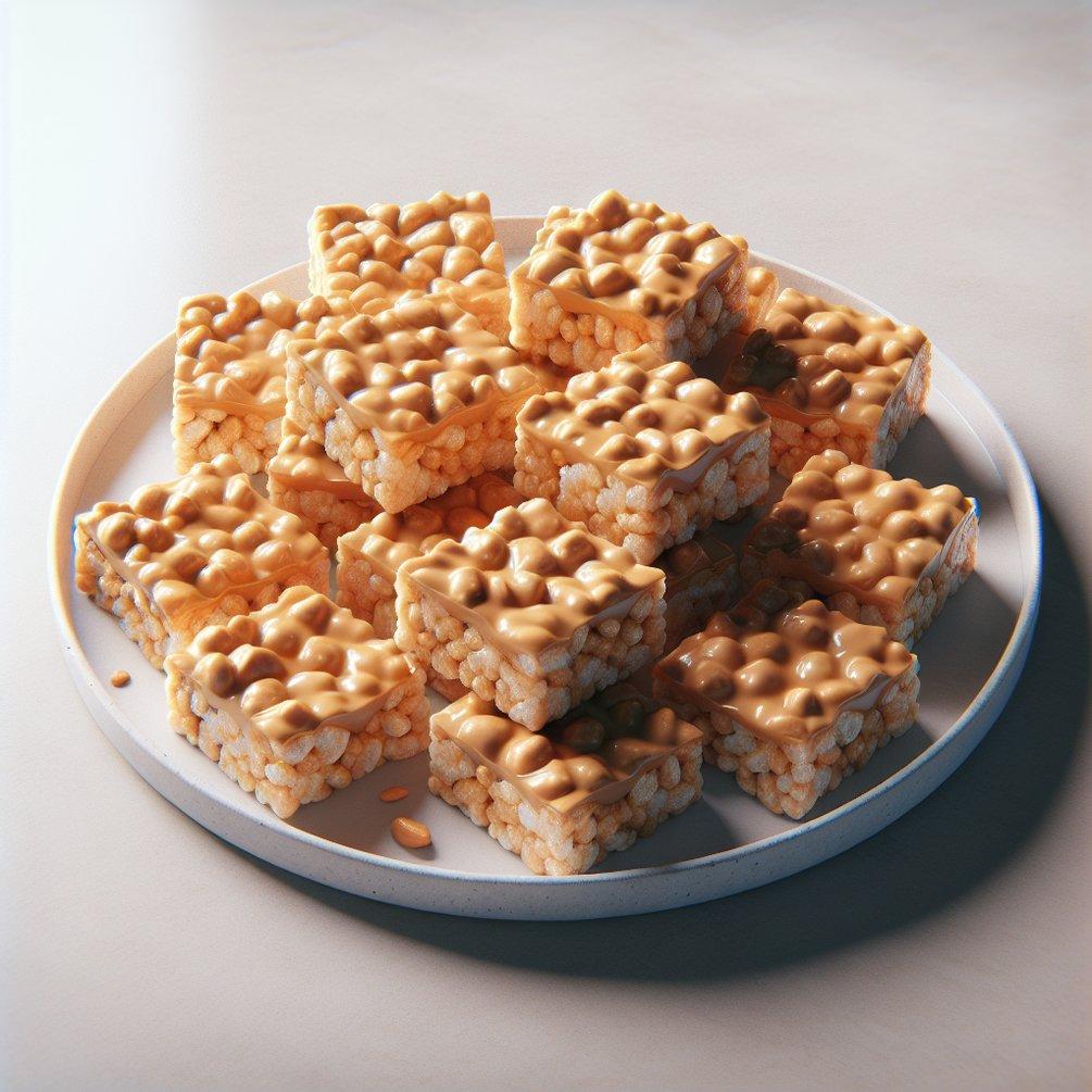 PEANUT BUTTER RICE KRISPIE TREATS