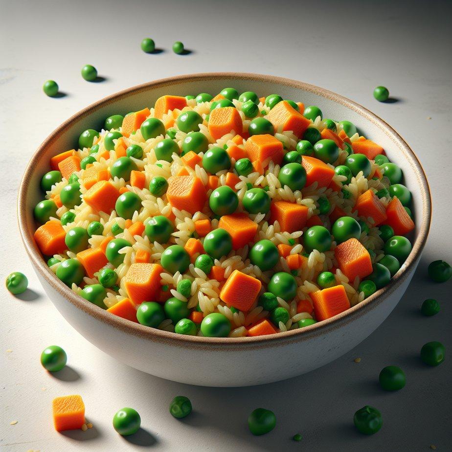 PEAS AND CARROT PILAF