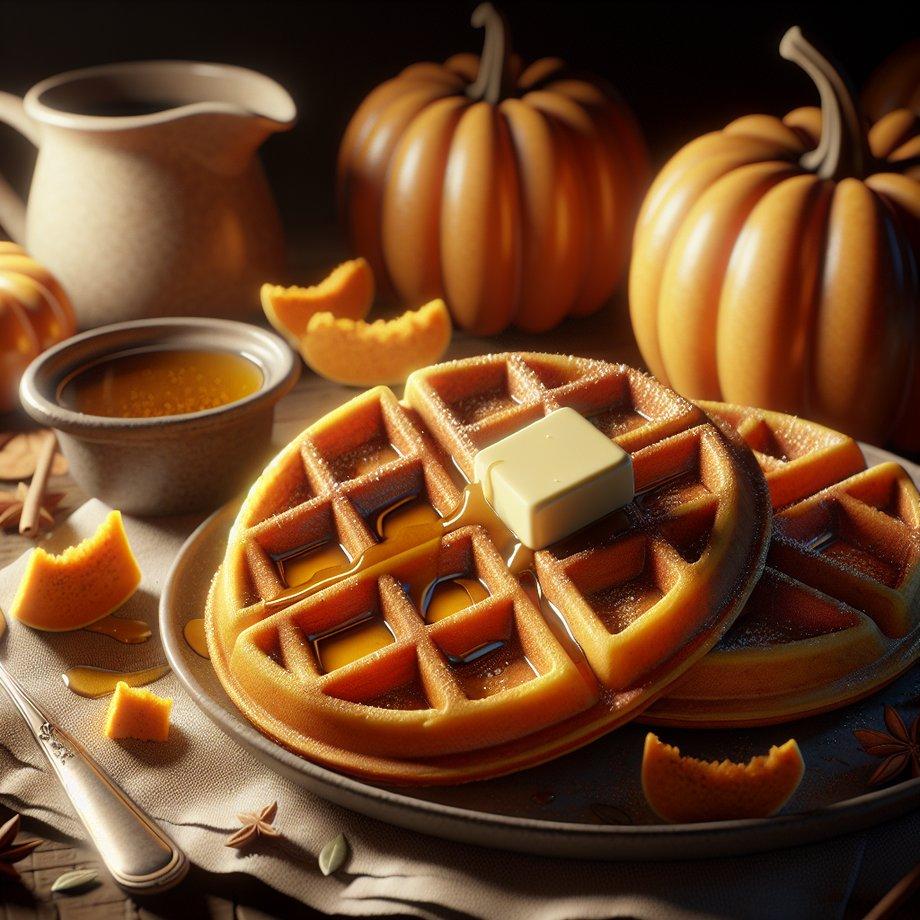 PUMPKIN WAFFLES