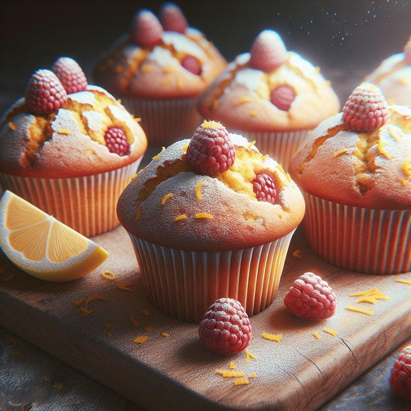 RASPBERRY LEMON MUFFINS