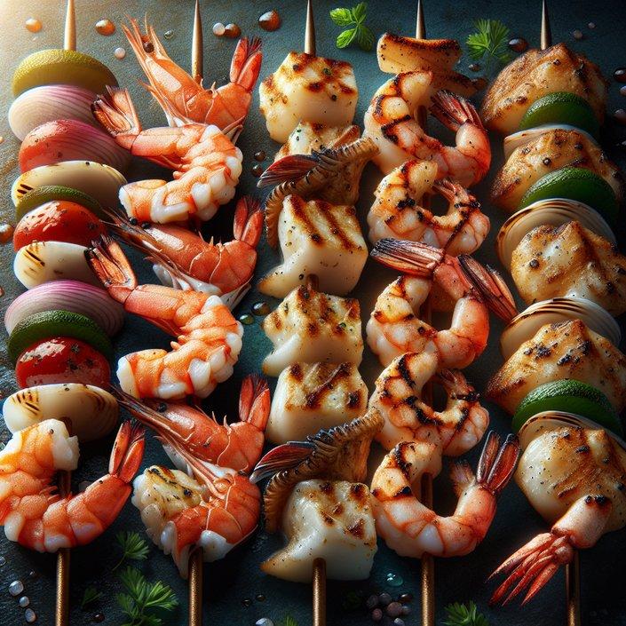 SEAFOOD SKEWERS