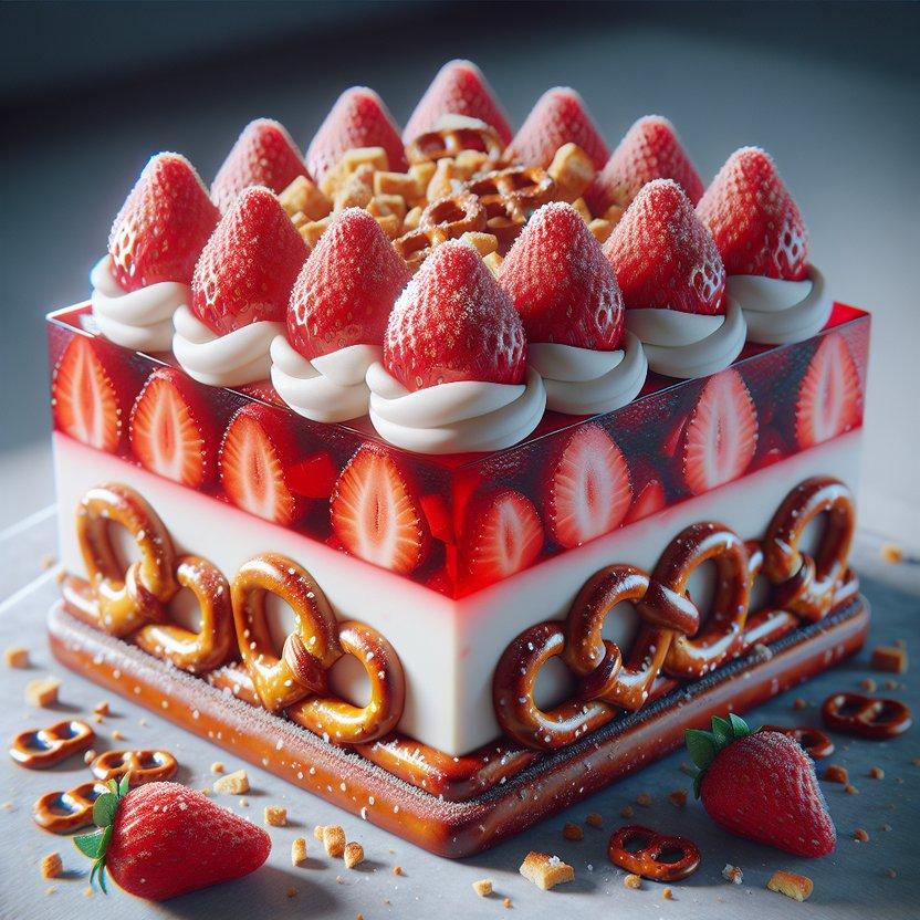 STRAWBERRY PRETZEL DESSERT