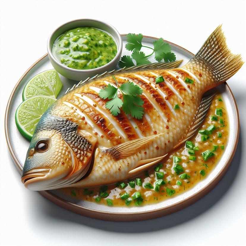 TILAPIA WITH TOMATILLO