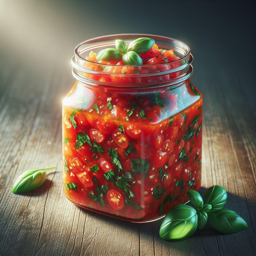 TOMATO BASIL RELISH